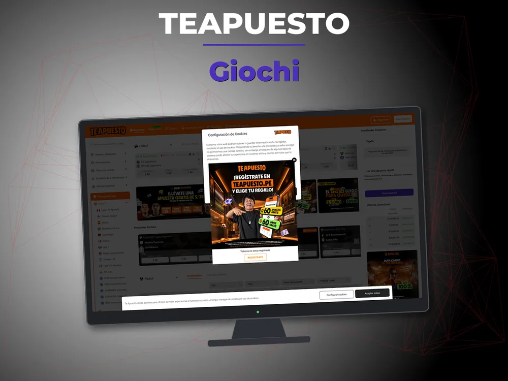 Teapuesto - Giochi