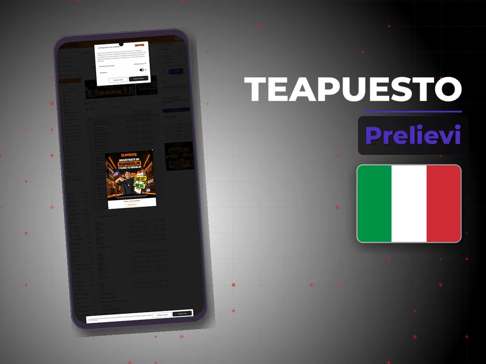 Teapuesto - Prelievi